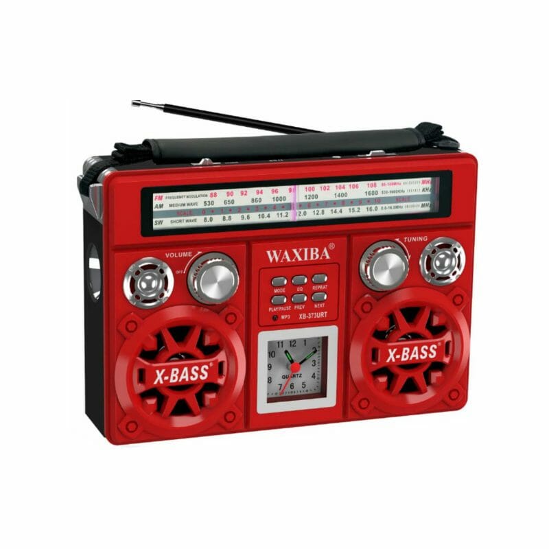 Επαναφορτιζόμενο ραδιόφωνο – XB373BT – Waxiba – 003736 – Red