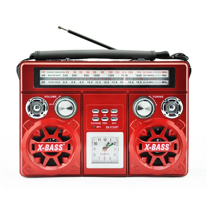 Επαναφορτιζόμενο ραδιόφωνο – XB373BT – Waxiba – 003736 – Red