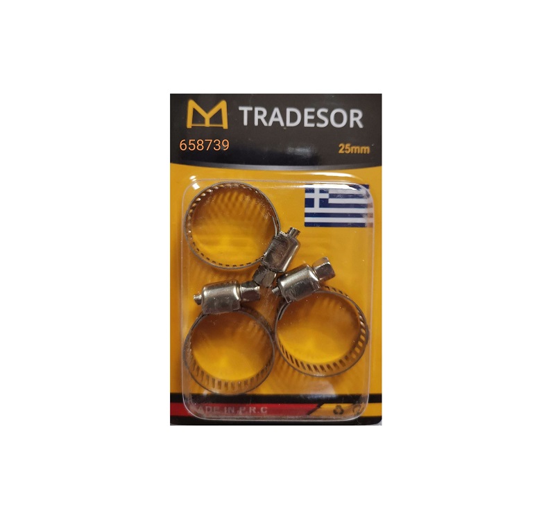 Σετ σφιγκτήρες σωλήνων – 3pcs – 25mm – 658739
