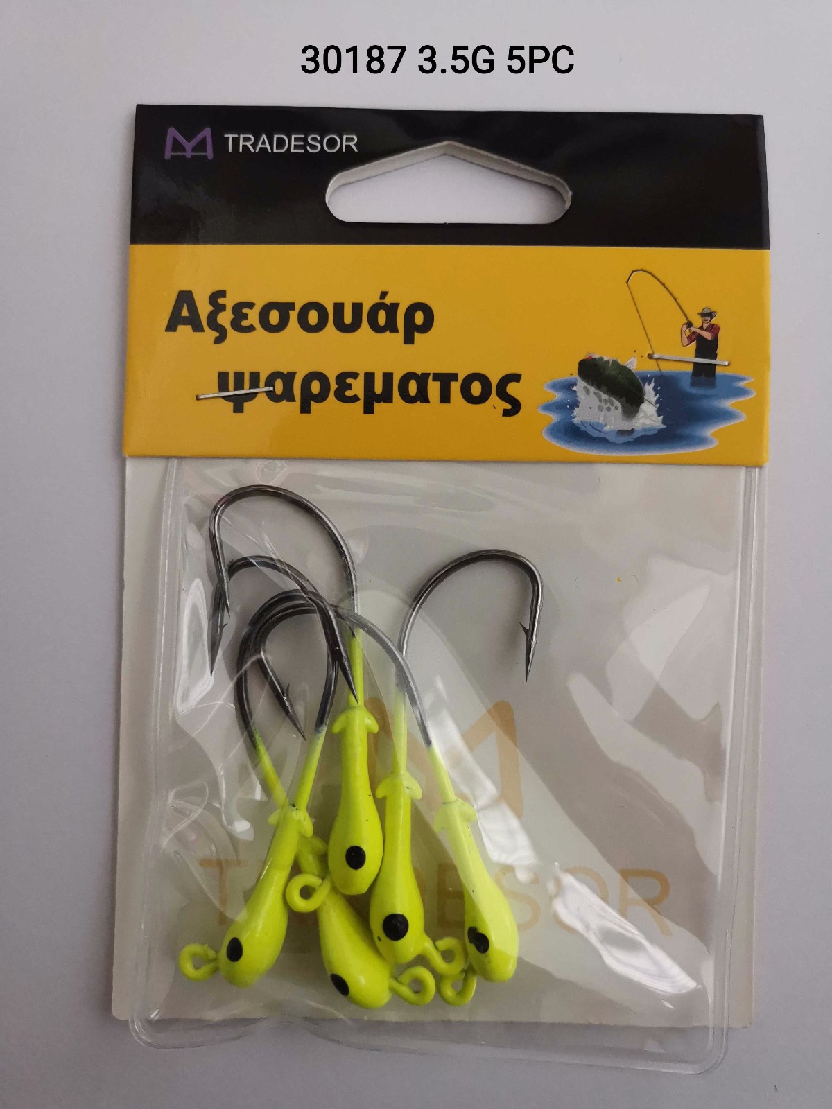 Μολυβοκεφαλές με αγκίστρι – 3.5gr – 5pcs – 30187