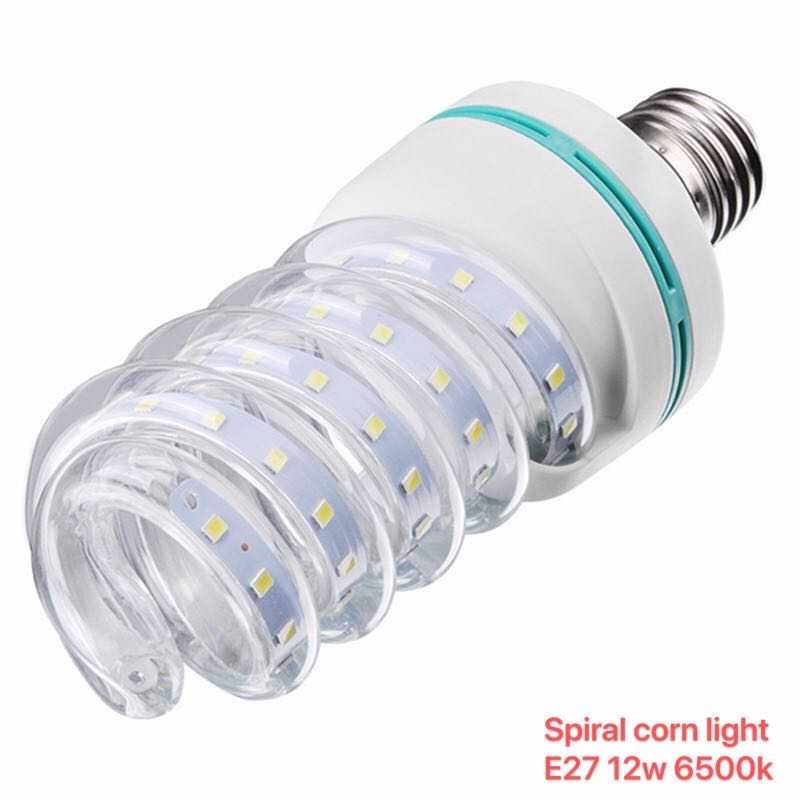 Λάμπα LED – Spiral Corn – E27 – 12W – 6500K – 356960