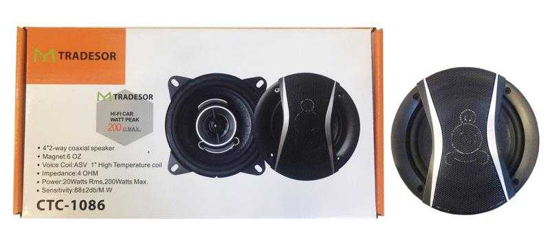 Ηχείο αυτοκινήτου – 4x2way – 200W – CTC-1086 – 001627