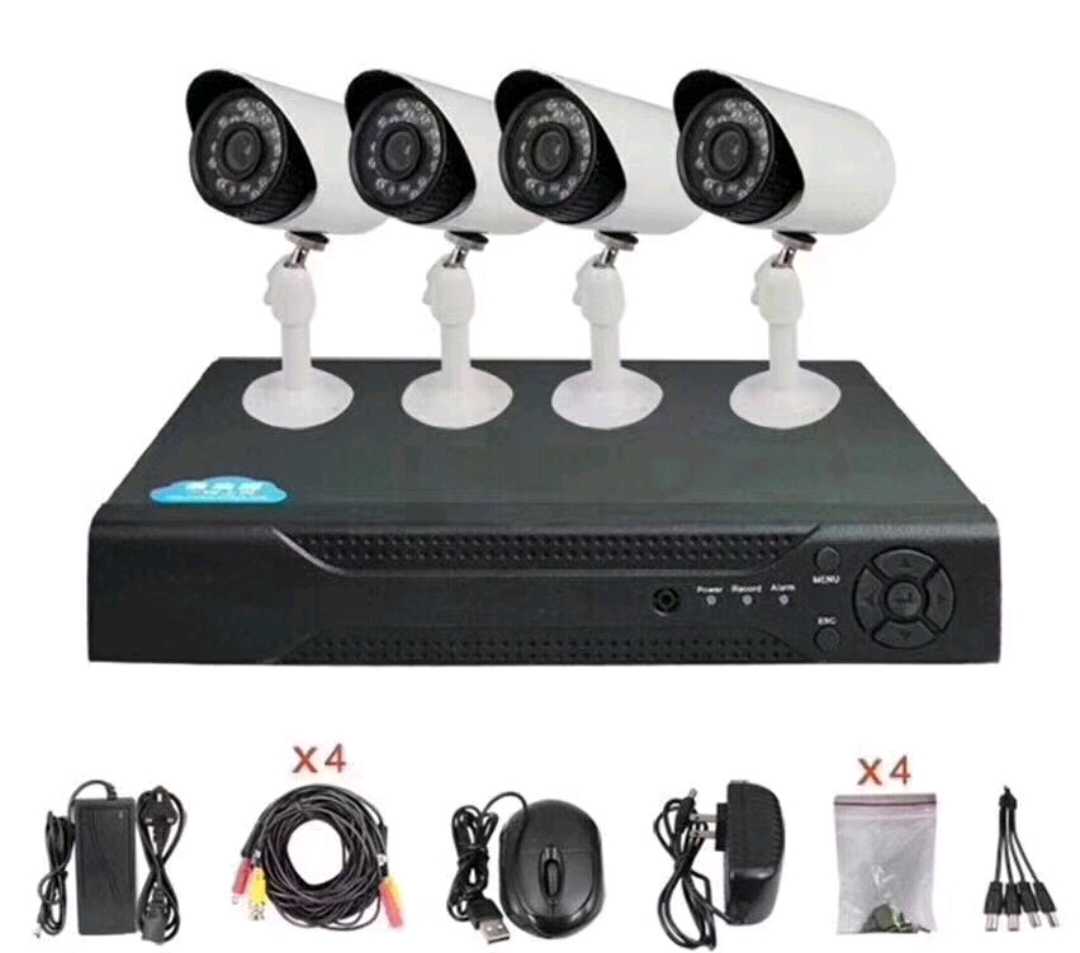 Ενσύρματο καταγραφικό δικτύου με 4 κάμερες – CCTV Security Recording System – 020231