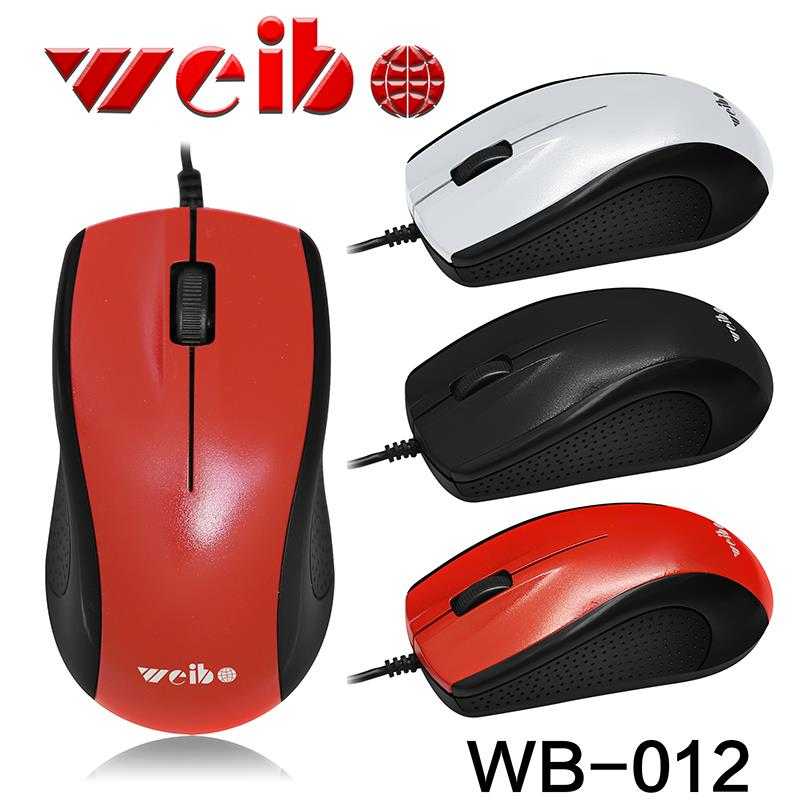 Ενσύρματο ποντίκι – WB-012 – Weibo – 650124 – Red