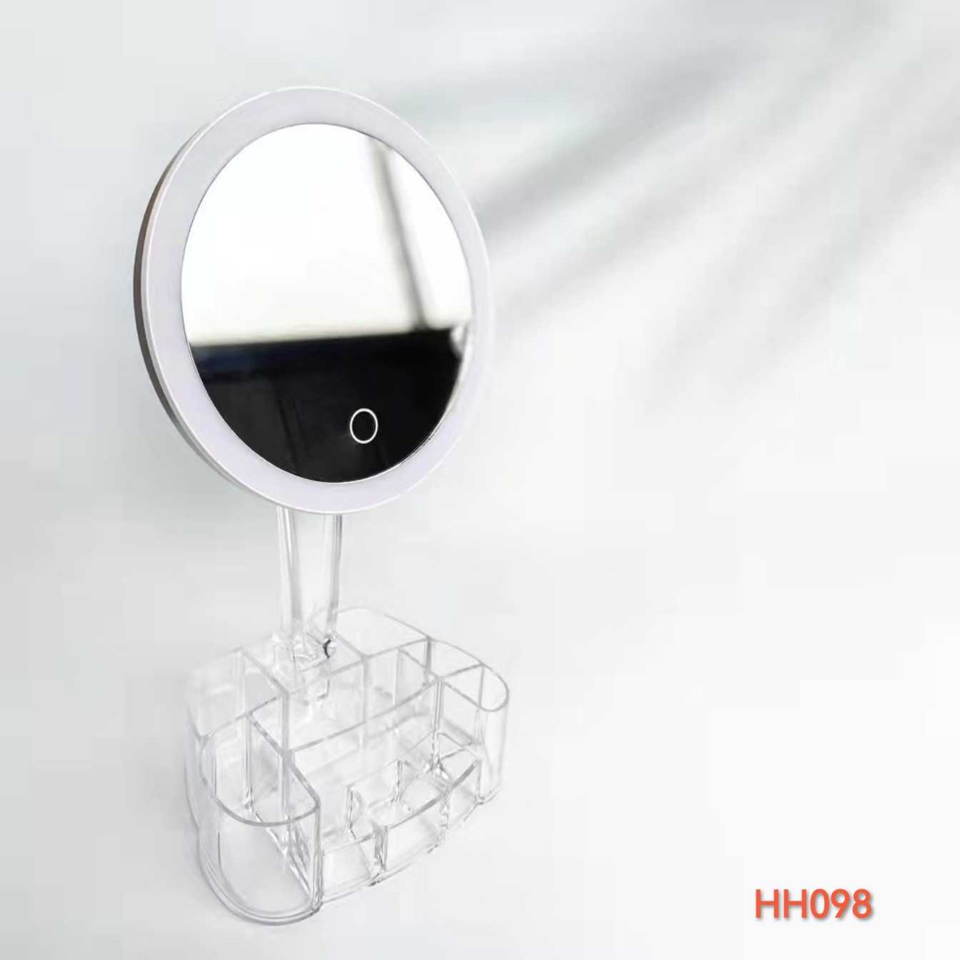 Καθρέπτης μακιγιάζ με LED και θήκες – HH098 – 227814