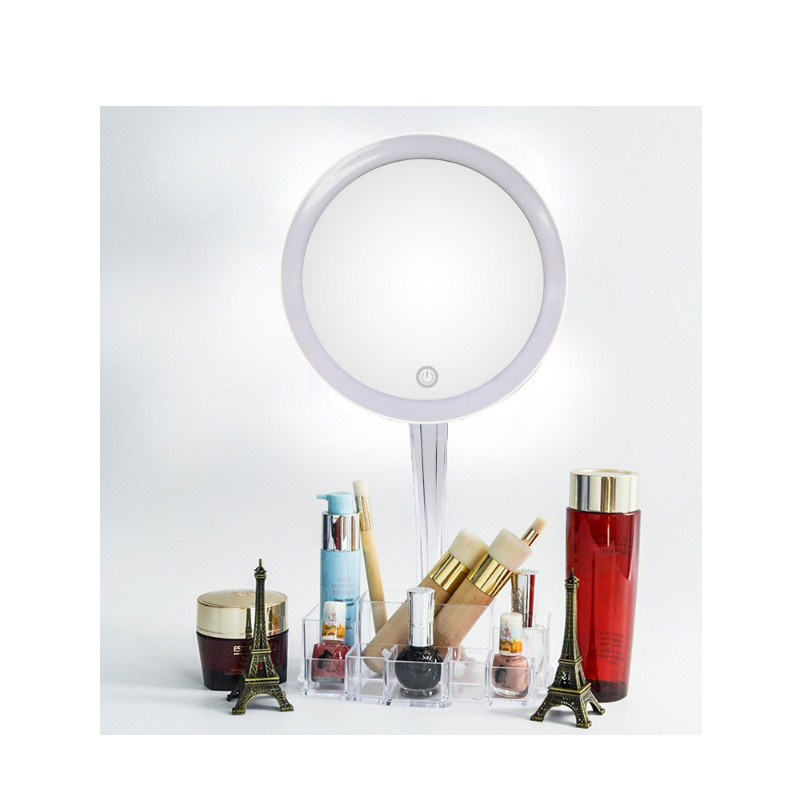 Καθρέπτης μακιγιάζ με LED και θήκες – HH098 – 227814