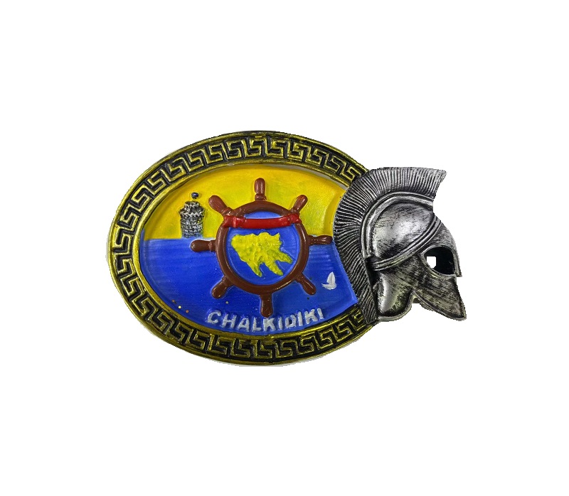 Tουριστικό μαγνητάκι Souvenir – Σετ 12pcs – Resin Magnet – Chalkidiki – 678073