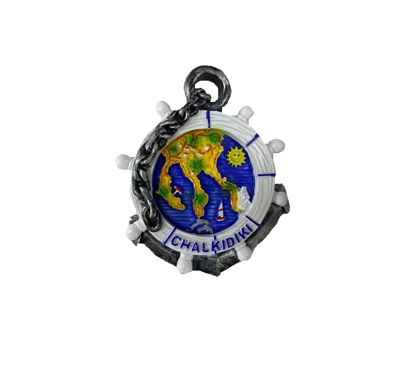 Tουριστικό μαγνητάκι Souvenir – Σετ 12pcs – Resin Magnet – Chalkidiki – 678087