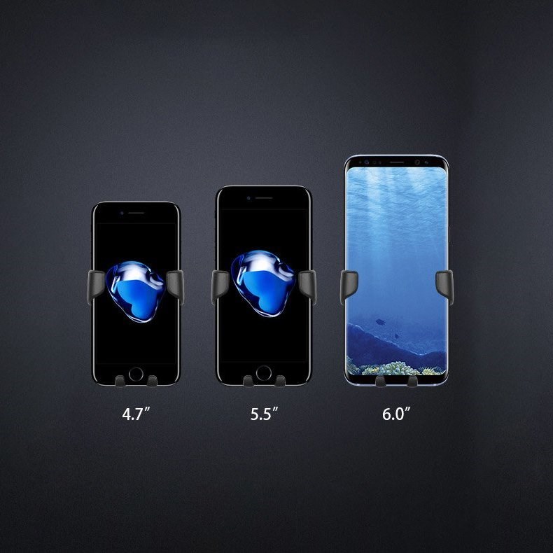Βάση αεραγωγού αυτοκινήτου Gravity ACC-237 για smartphone έως 6″, μαύρη