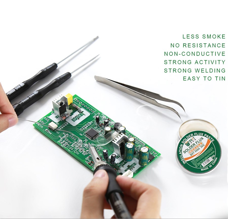 BEST Flux Solder paste συγκόλλησης BST-559A-30, lead free, 30gr
