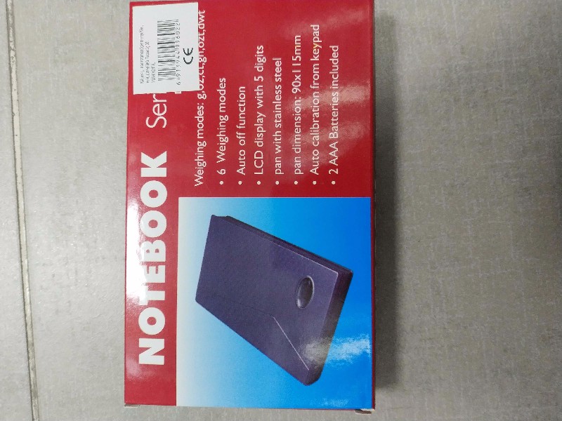 Ψηφιακή ζυγαριά ακριβείας τσέπης – Notebook – 820A – 996022