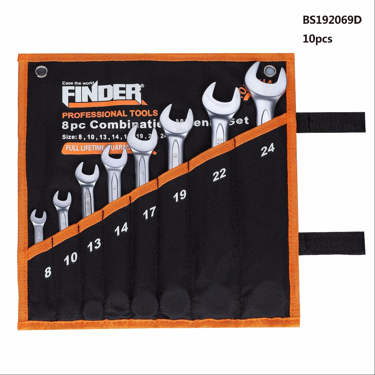 Σετ κλειδιά πολύγωνα κυρτά – 10pcs – Finder – 192136