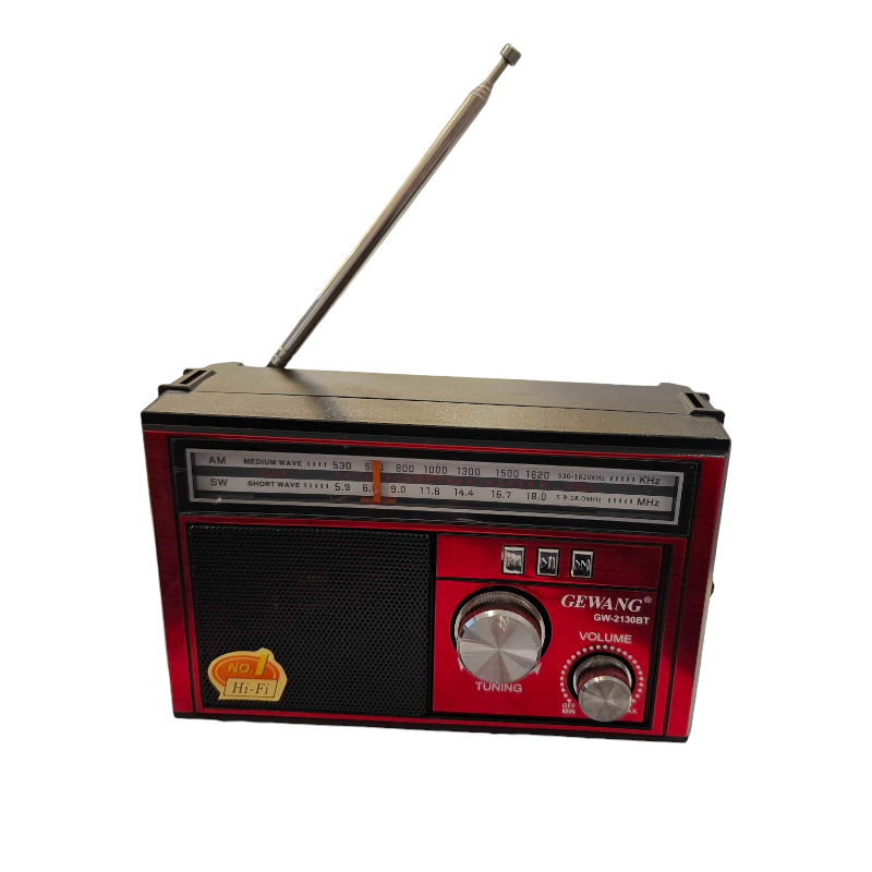 Επαναφορτιζόμενο ραδιόφωνο – EC-2130BT – 821286 – Red
