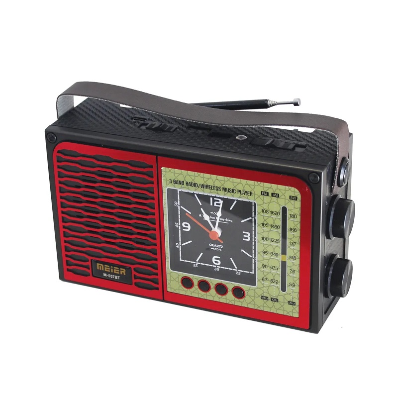 Επαναφορτιζόμενο ραδιόφωνο – M557-BT – 005577 – Red