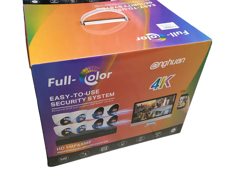Καταγραφικό δικτύου με 8 κάμερες – CCTV Security Recording System – POE – 080081