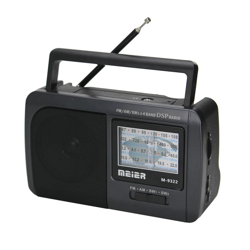 Επαναφορτιζόμενο ραδιόφωνο – M9322 – 093223 – Black