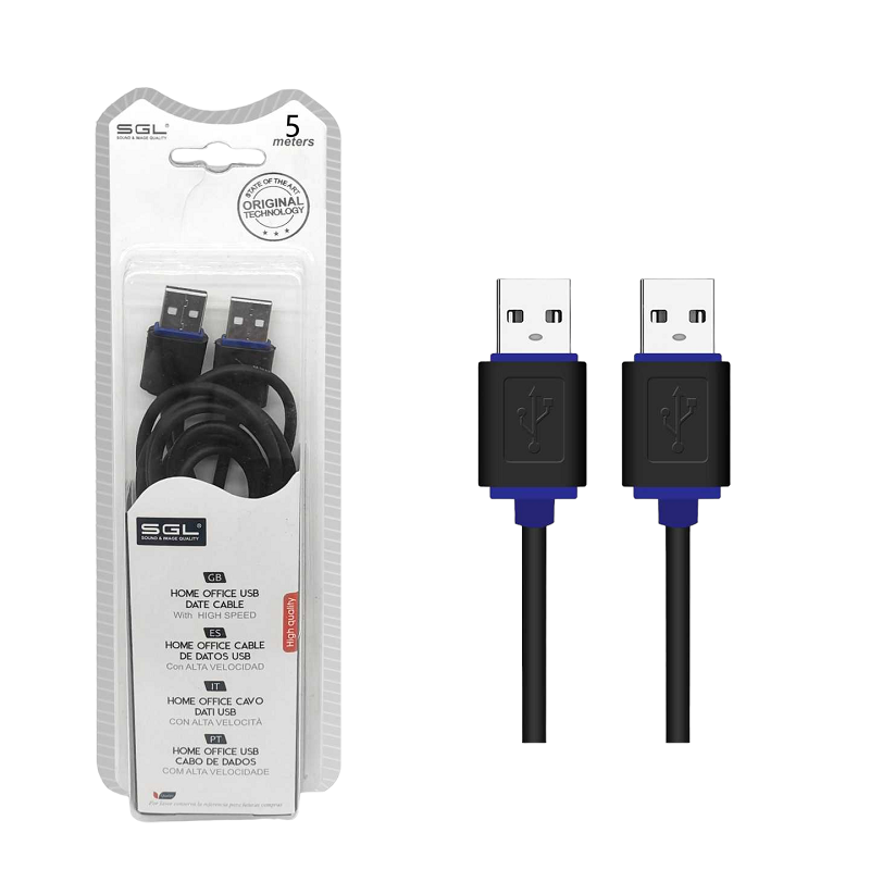 Καλώδιο USB 2.0 – Male/Male – 5m – 097299
