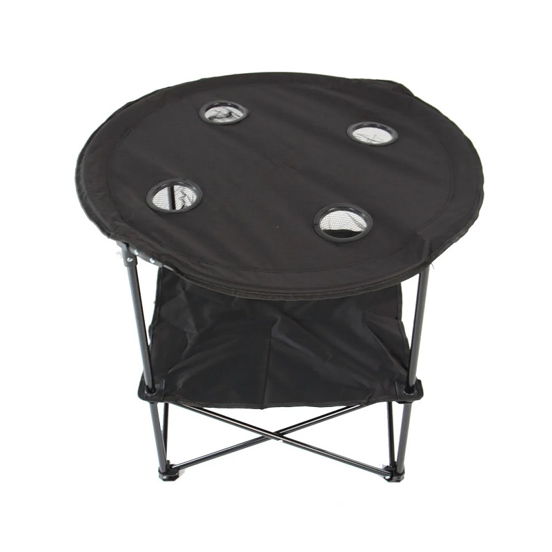 Πτυσσόμενο τραπέζι camping υφασμάτινο – 2031 – 170150 – Black