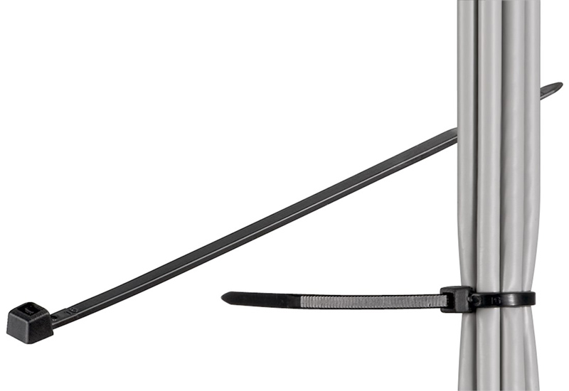 GOOBAY δεματικά καλωδίων 17068, 100×2.5mm, μαύρα, 100τμχ