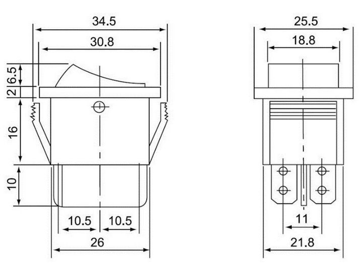 Διακόπτης οχημάτων On/Off – R-F13210B-36-1U – 180946