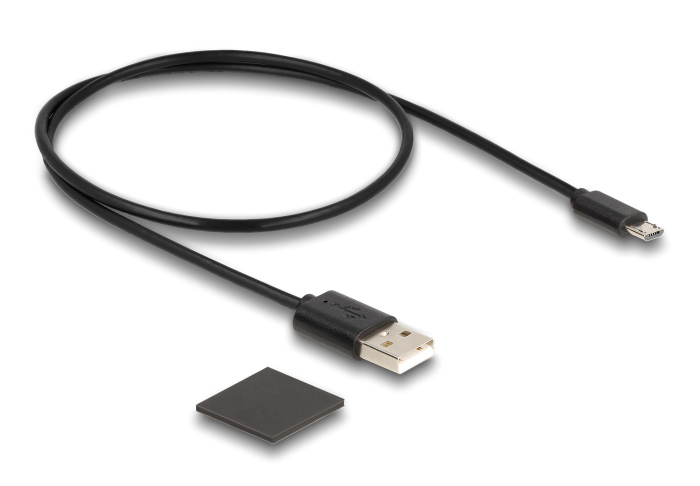 DELOCK HDMI splitter 18652 με downscaler πλήκτρο, 4 σε 1, 4K/60Hz, μαύρο