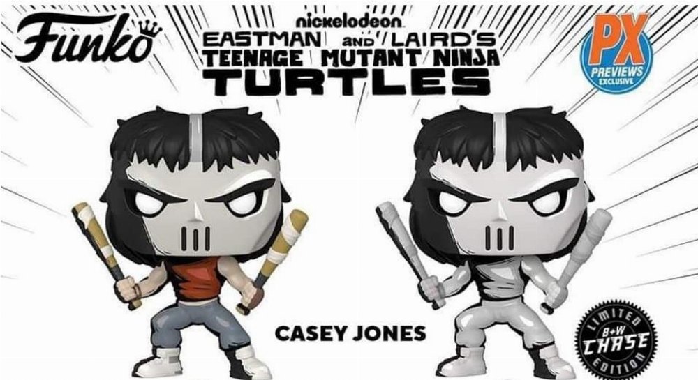 Φιγούρα Funko POP! Bundle of 2: Teenage Mutant Ninja Turtles – Casey Jones #36 & B&W Chase (PX Previews Exclusive)