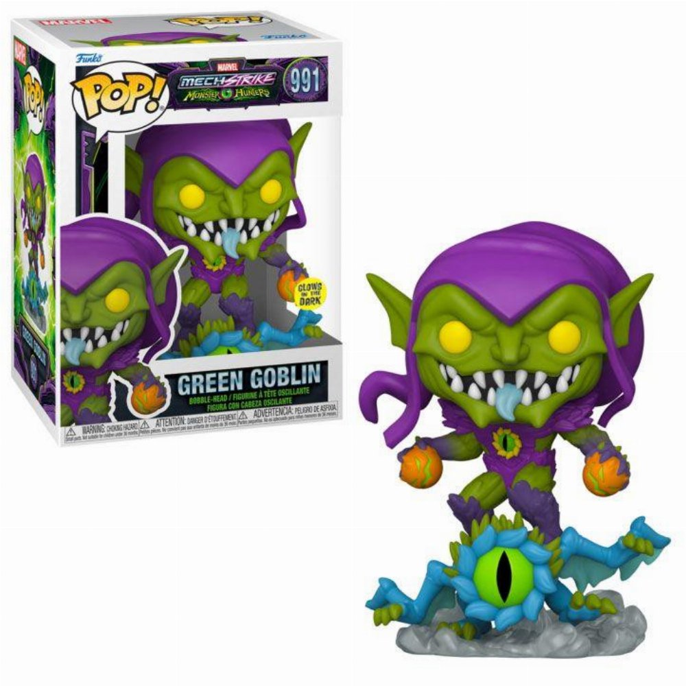Φιγούρα Funko POP! Marvel: Monster Hunters – Green Goblin (GITD) #991 (Exclusive)