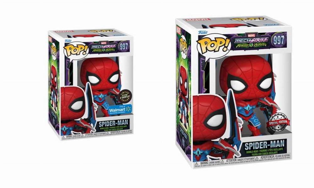 Φιγούρα Funko POP! Bundle of 2: Marvel: Monster Hunters – Spider-Man #997 & Chase (Exclusive)