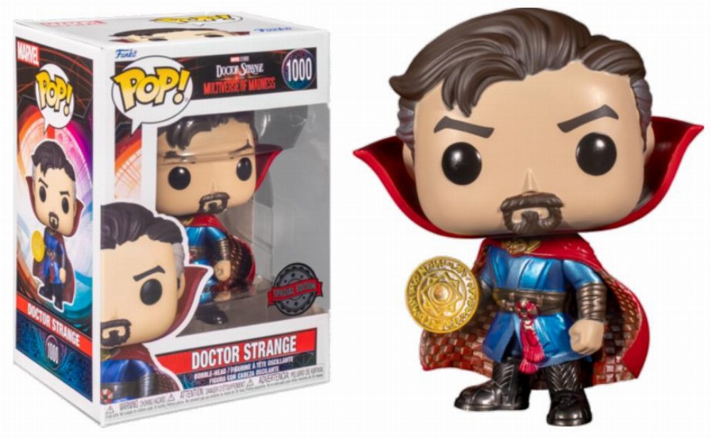 Φιγούρα Funko POP! Marvel: Doctor Strange in the Multiverse of Madness – Doctor Strange (Metallic) #1000 (Exclusive)