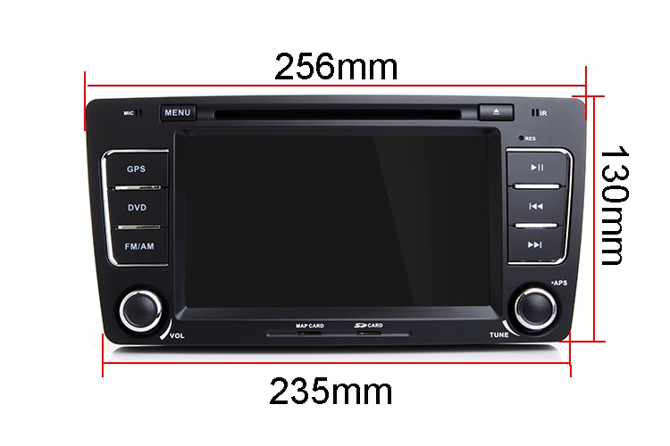 Ηχοσύστημα αυτοκινήτου 2DIN – Skoda Octavia – 8305 – 2+16GB – Android – 000965