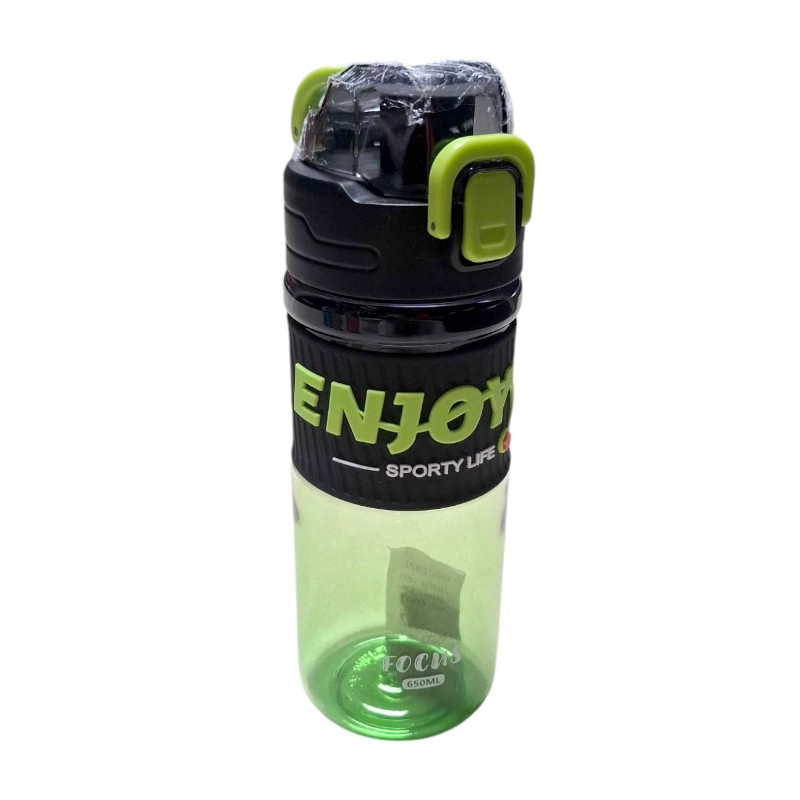 Φορητό παγούρι πλαστικό – 233-2 – 650ml – 219576 – Green
