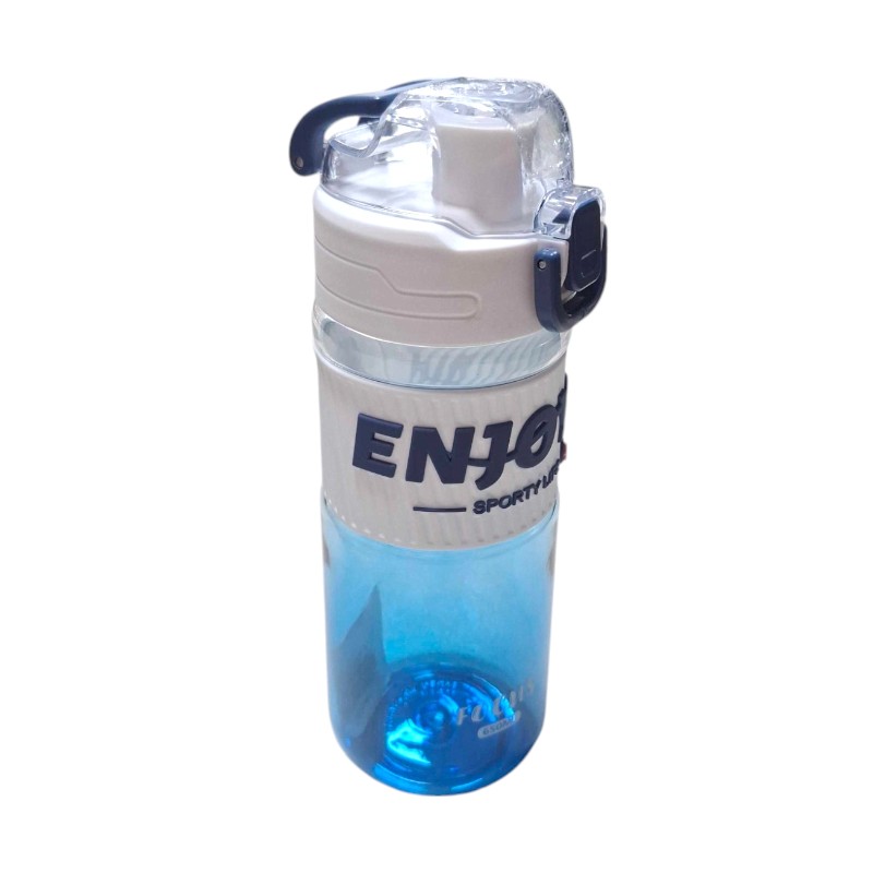 Φορητό παγούρι πλαστικό – 233-2 – 650ml – 219576 – Blue/White