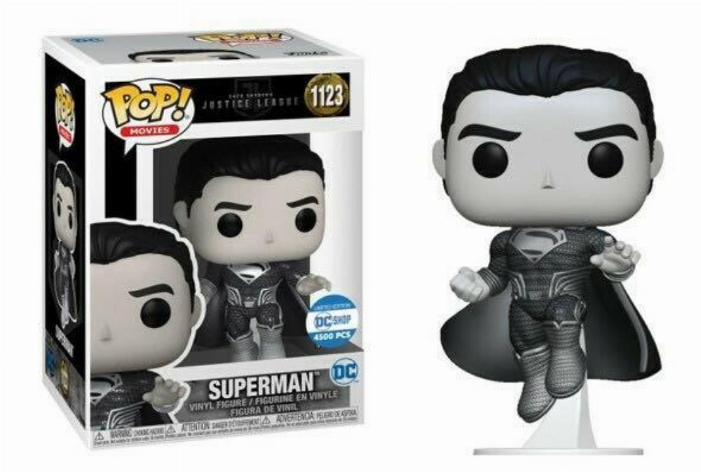 Φιγούρα Funko POP! Zack Snyder’s Justice League – Superman (Black & White) #1123 (DC Shop Exclusive LE4500)