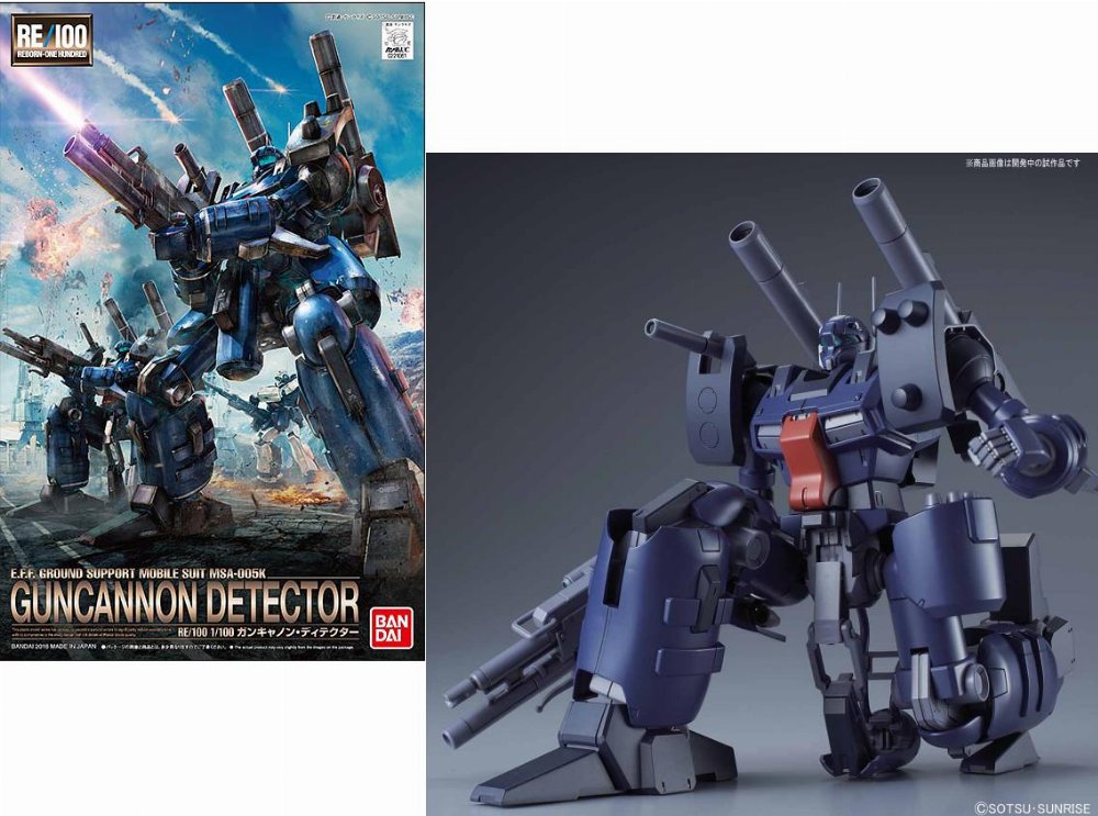 Mobile Suit Gundam – RE/100 Gunpla: Guncannon Detector 1/100 Σετ Μοντελισμού