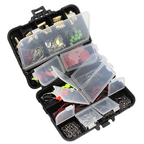 Σετ αξεσουάρ ψαρέματος σε θήκη – 128pcs – 31803