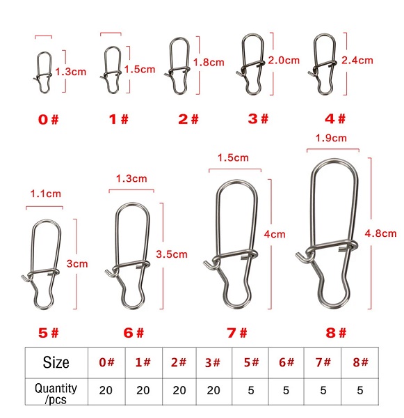 Σετ παραμάνες ψαρέματος σε θήκη – 100pcs – 31810