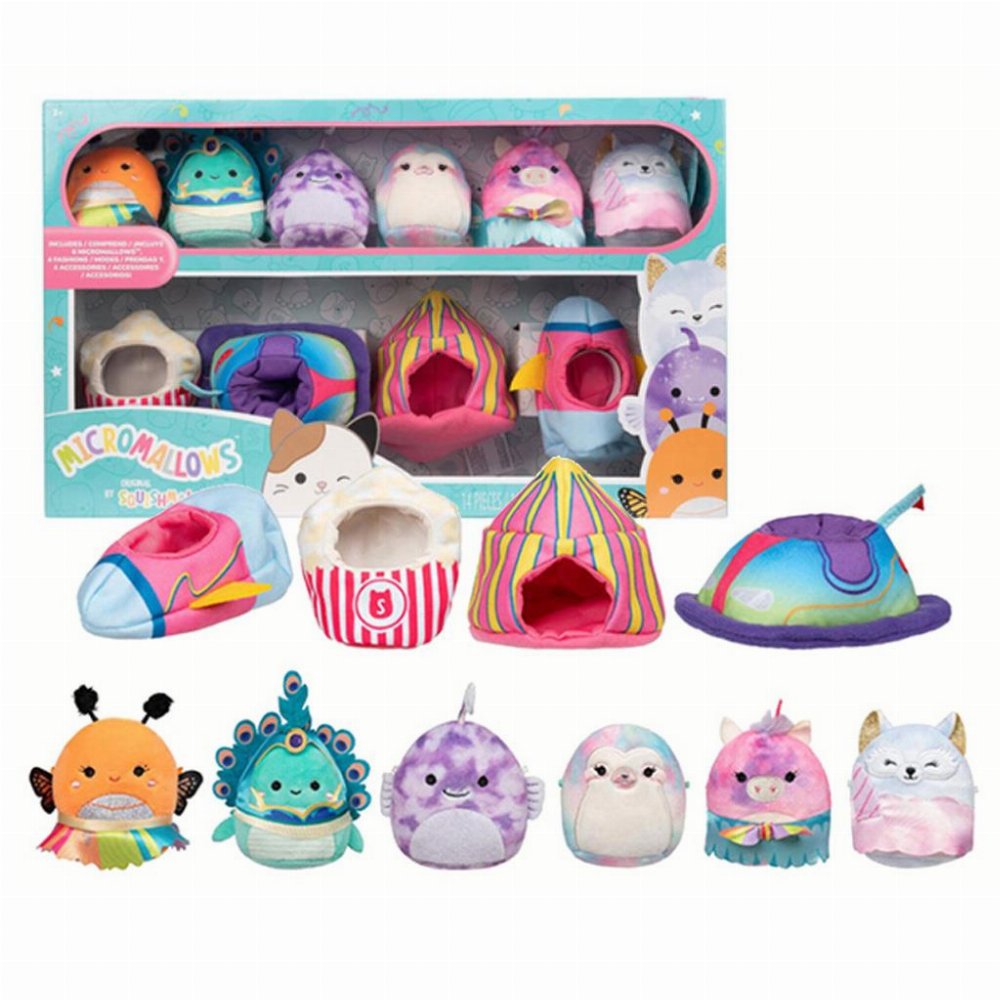 Λούτρινα Squishmallows – Micromallows: Luna Park (6cm)