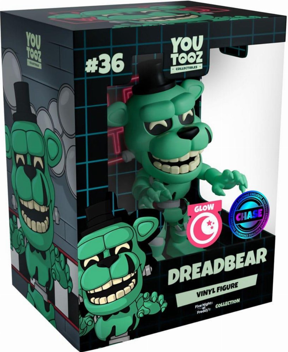 Φιγούρα YouTooz Collectibles: Five Nights at Freddy’s – Dreadbear (GITD Chase) #36 (12cm)