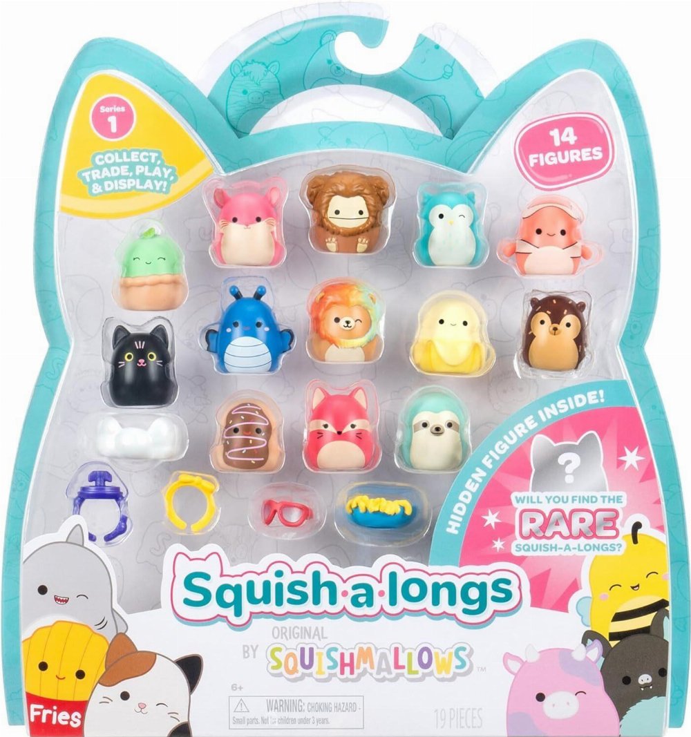 Squishmallows – Squish-a-Longs Σχέδιο 1 14-pack Σετ Φιγούρες