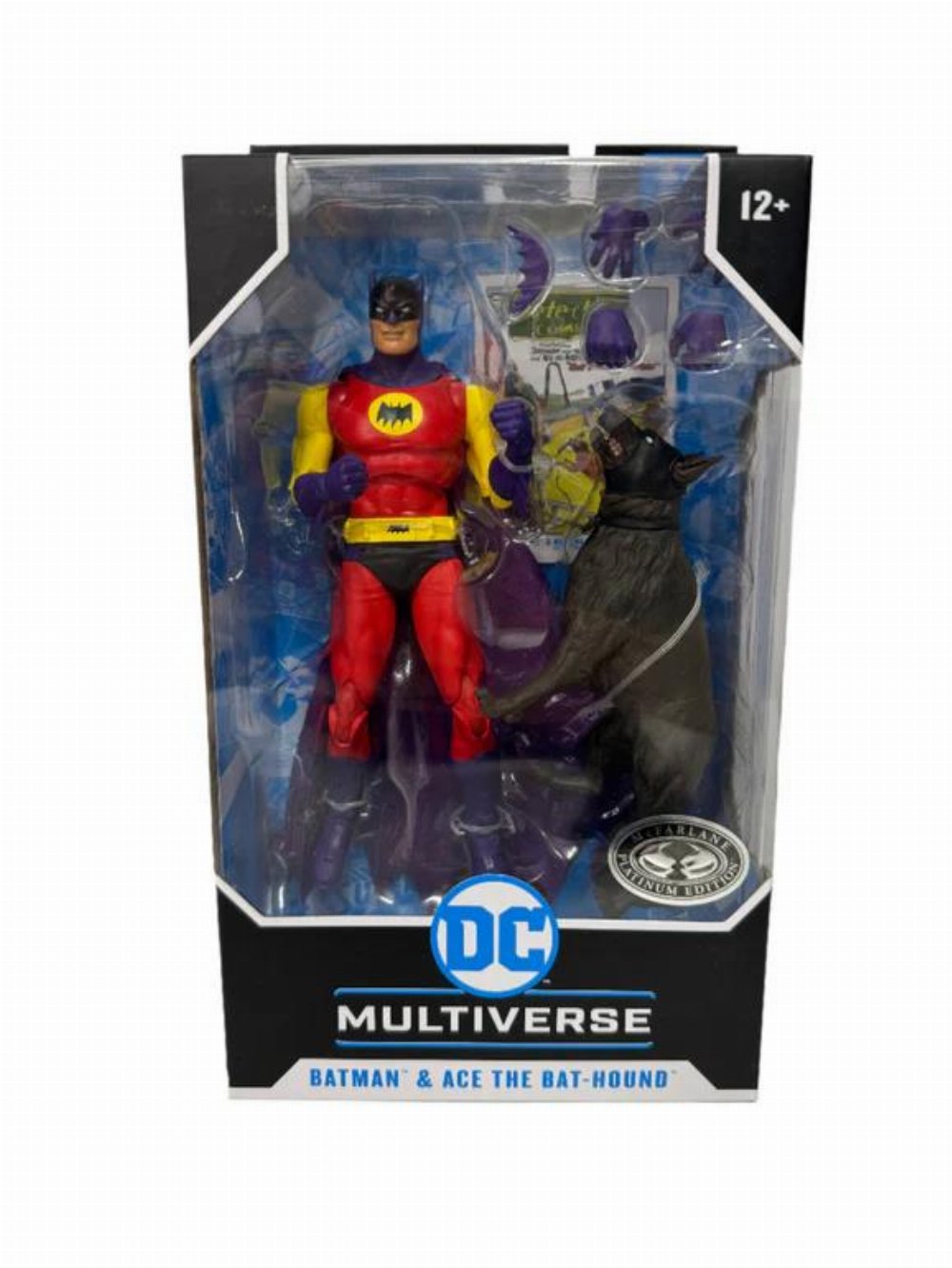 DC Multiverse: Gold Label – Batman & Ace the Bat-Hound (Silver Age) Φιγούρα Δράσης (18cm) Platinum Variant