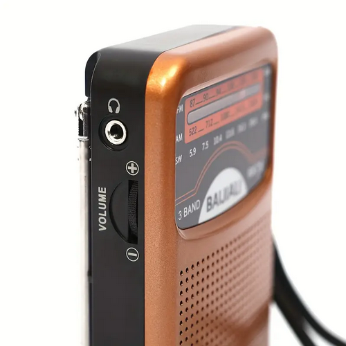 Επαναφορτιζόμενο ραδιόφωνο mini – KK78 – 410782 – Gold