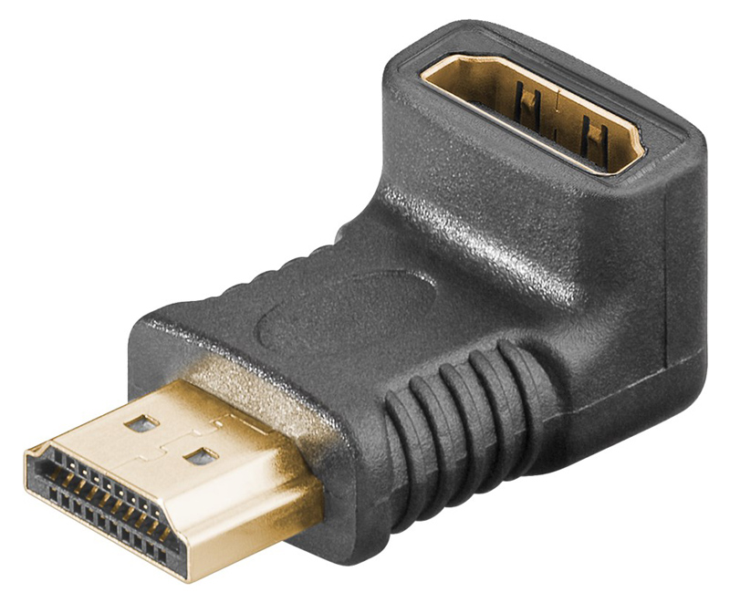 GOOBAY αντάπτορας HDMI 51727, γωνιακός, 4K/60Hz, μαύρος