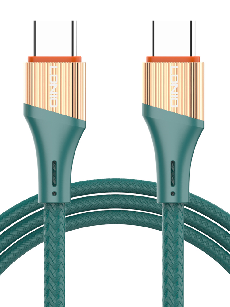 LDNIO καλώδιο USB-C σε USB-C LC631C, 65W PD, 1m, πράσινο