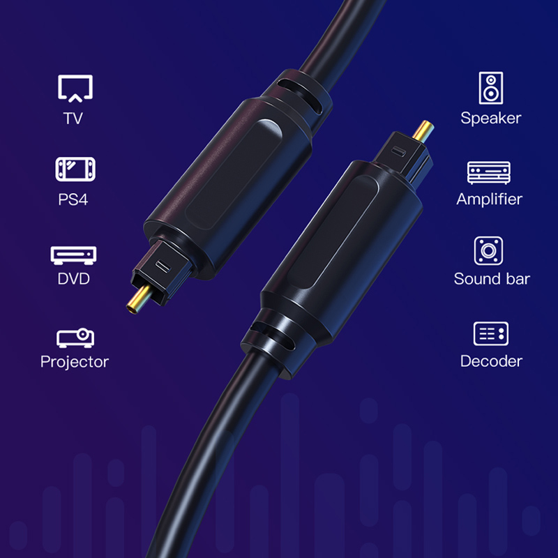 CABLETIME καλώδιο ήχου Toslink CT-AV380-H035, 2m, μαύρο