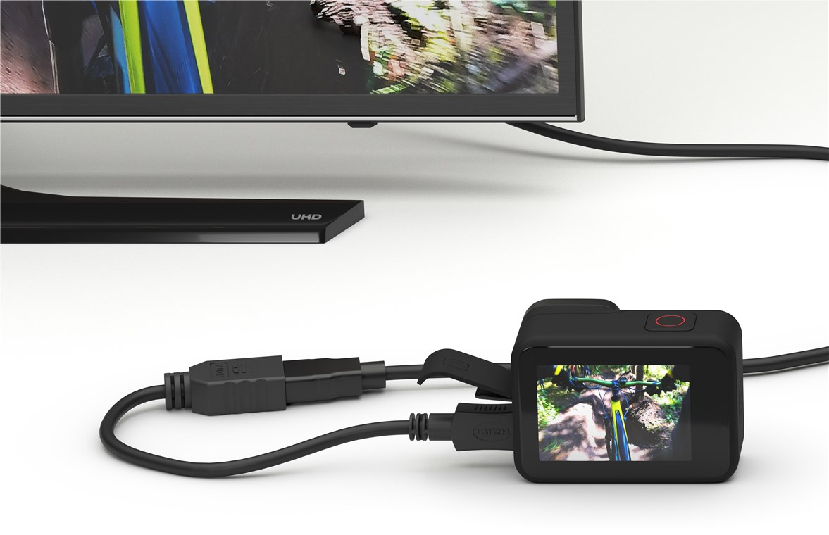 GOOBAY καλώδιο micro HDMI σε HDMI 58683, 4K/60Hz, 0.15m, μαύρο