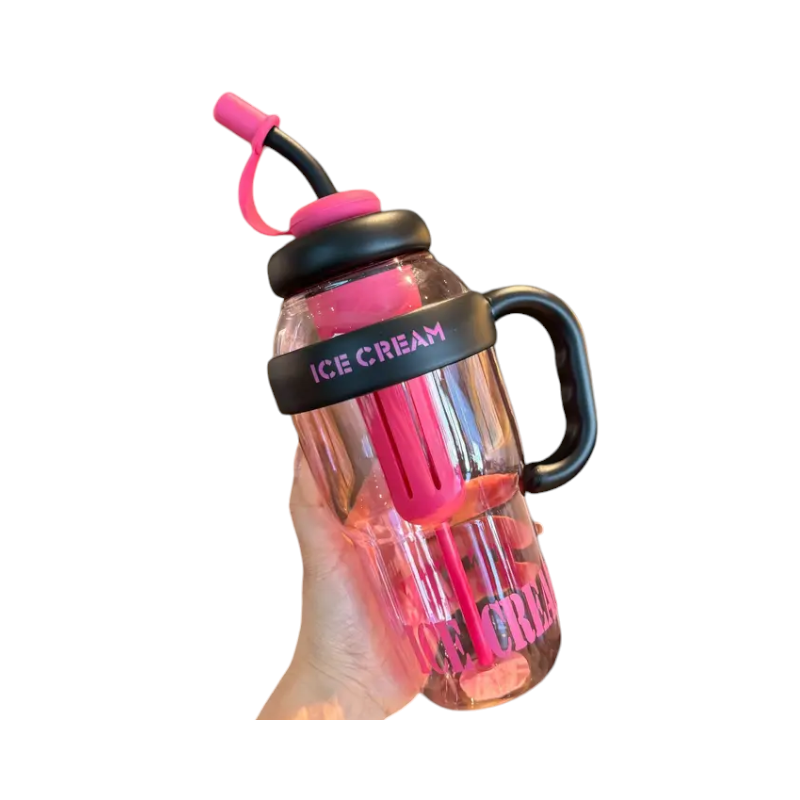 Φορητό παγούρι πλαστικό με καλαμάκι – 1300ml – RTS16 – 590166 – Fuchsia