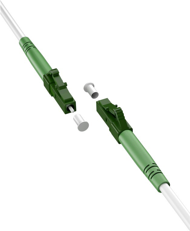GOOBAY καλώδιο οπτικής ίνας LC-APC 59585, Singlemode OS2, 2m, λευκό