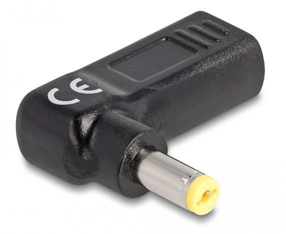 DELOCK αντάπτορας τροφοδοσίας 60009 USB-C σε Acer 5.5×1.7mm, 90°, μαύρος