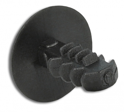 DELOCK Πλαστική τάπα 60188 για κάλυψη οπών, 8.7×9.6mm, μαύρη, 10τμχ