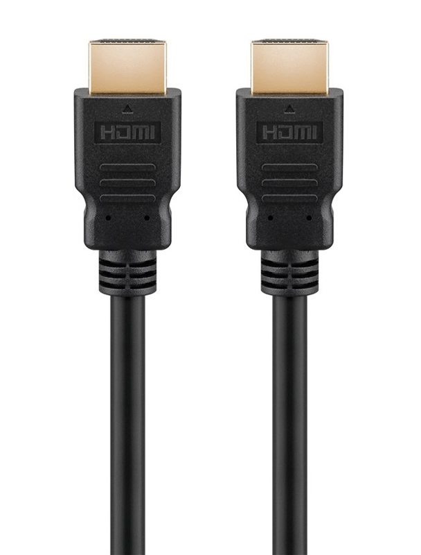 GOOBAY καλώδιο HDMI 2.0 60622 με Ethernet, 4K/60Hz, 18 Gbps, 2m, μαύρο